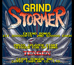 Grind Stormer (USA) Title Screen